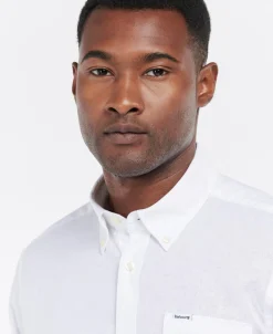 New Camicia in Misto Lino con Taschino / Uomo Camicie