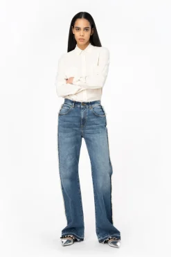 Best Camicia in Misto Seta con Taschini / Donna Camicie