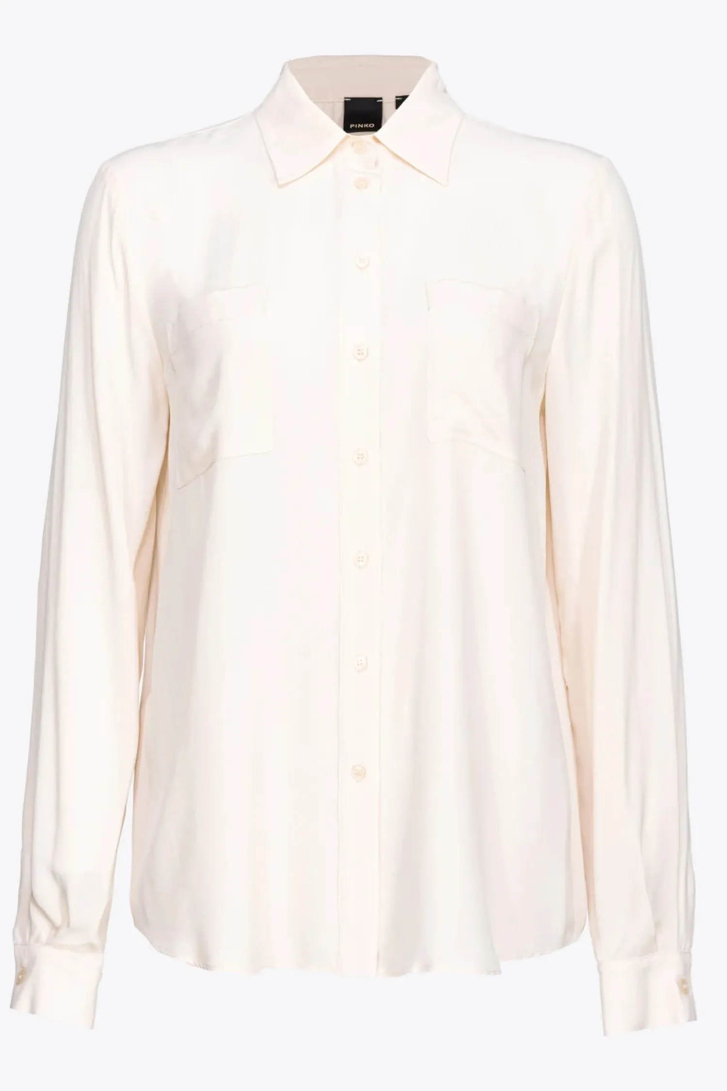 Best Camicia in Misto Seta con Taschini / Donna Camicie