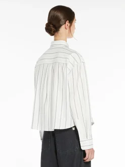 Online Camicia in Oxford di Cotone a Righe / Donna Camicie