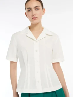Discount Camicia in Popeline di Cotone / Donna Camicie