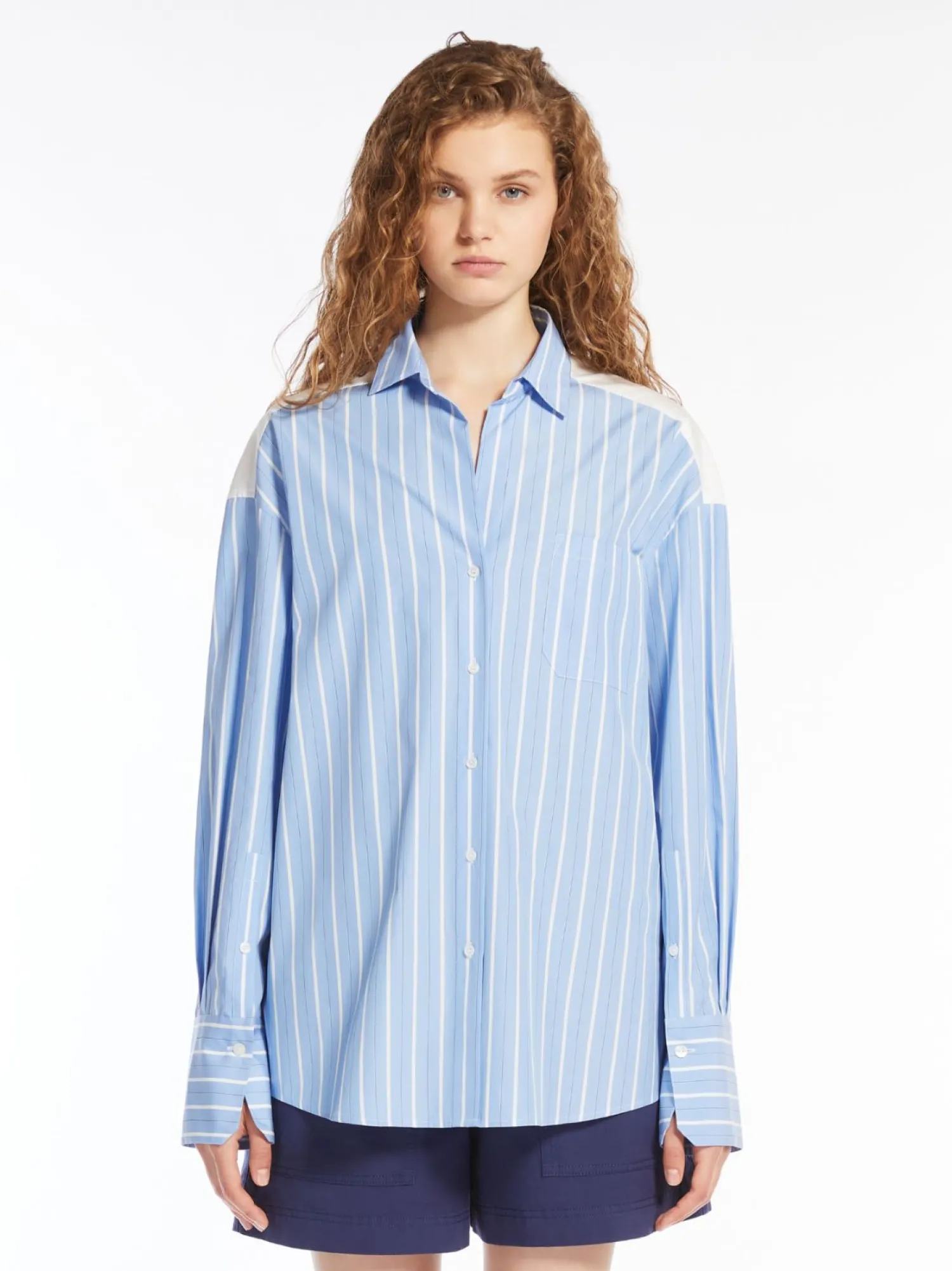 New Camicia in Popeline di Cotone / Donna Camicie