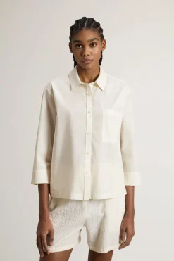 Discount Camicia in Popeline di Cotone / Donna Camicie