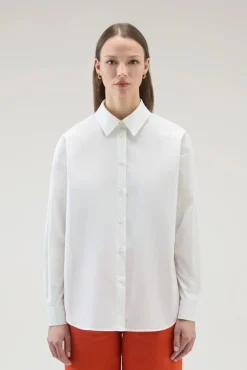 Clearance Camicia in Popeline di Puro Cotone / Donna Camicie