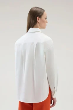 Clearance Camicia in Popeline di Puro Cotone / Donna Camicie