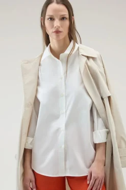 Clearance Camicia in Popeline di Puro Cotone / Donna Camicie