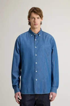 Online Camicia in Puro Cotone / Uomo Camicie