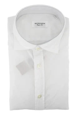 Outlet Camicia in Puro Cotone Regular Fit / Uomo Camicie