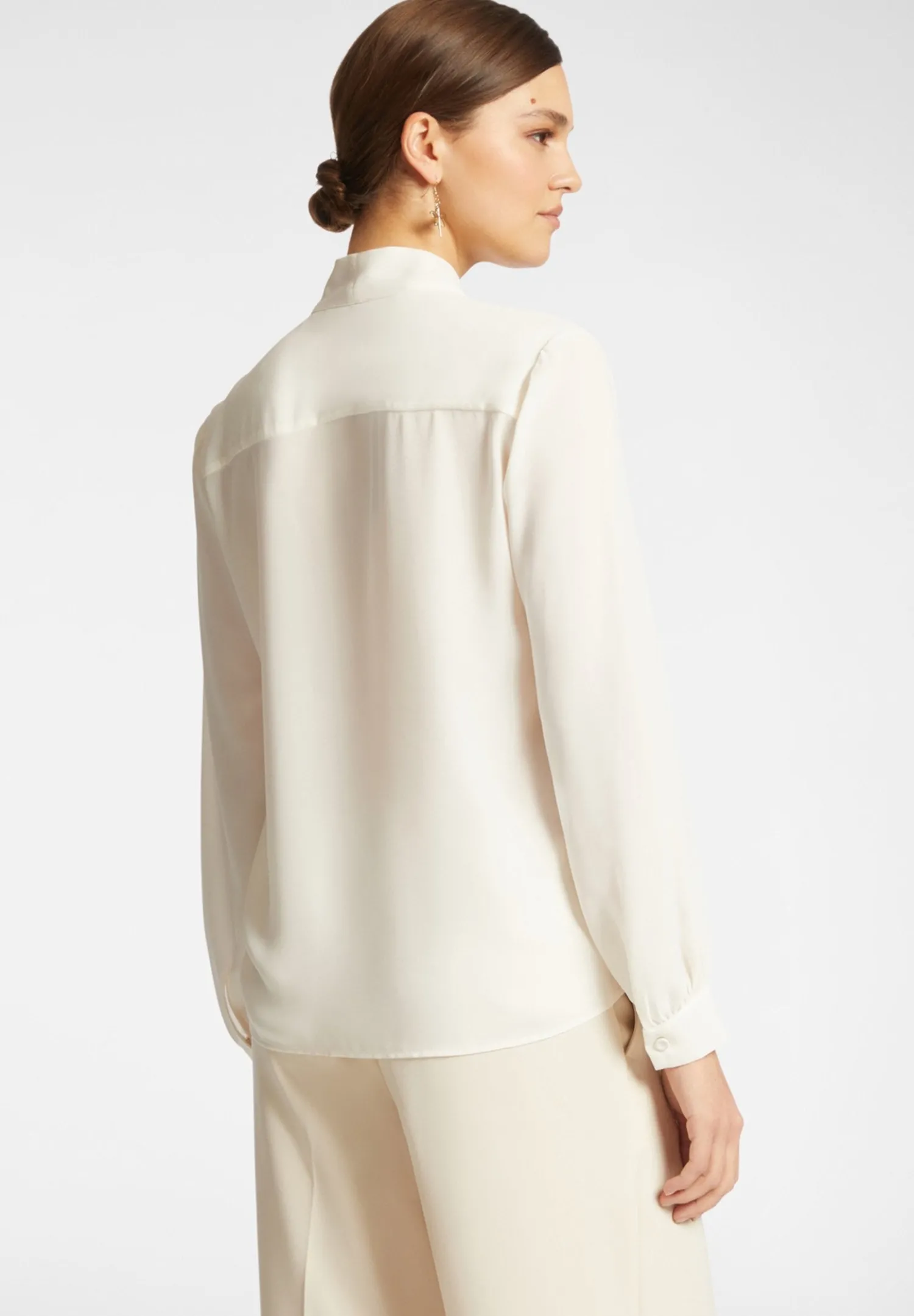Clearance Camicia in Satin / Donna Bluse