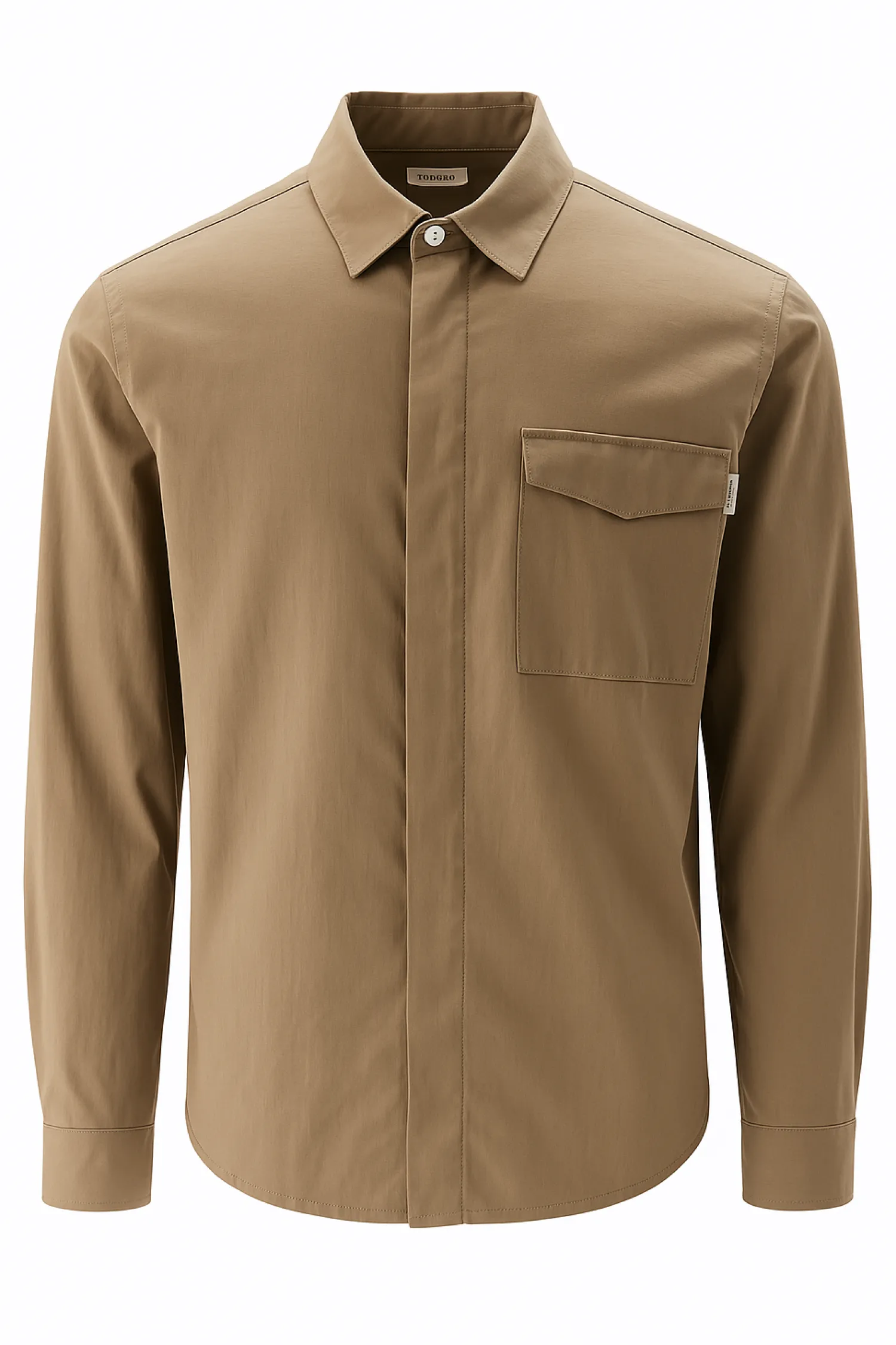 New Camicia in Tessuto Tecnico Elasticizzato / Uomo Camicie