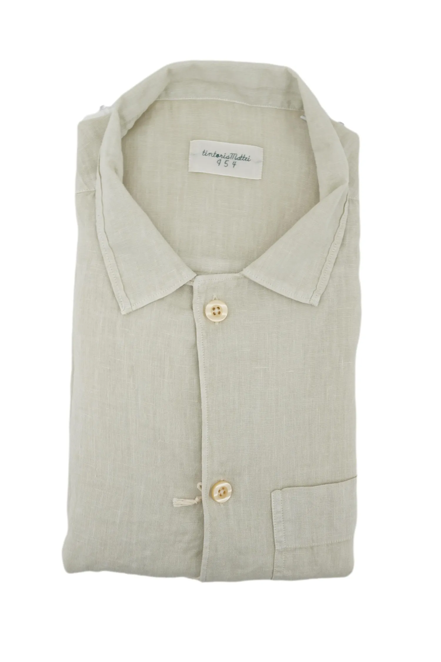 Online Camicia Maniche Lunghe in Lino / Uomo Camicie