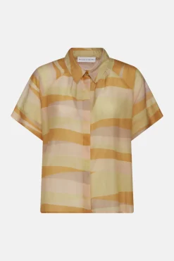 Clearance Camicia Oversize con Fantasia / Multicolor Donna Camicie