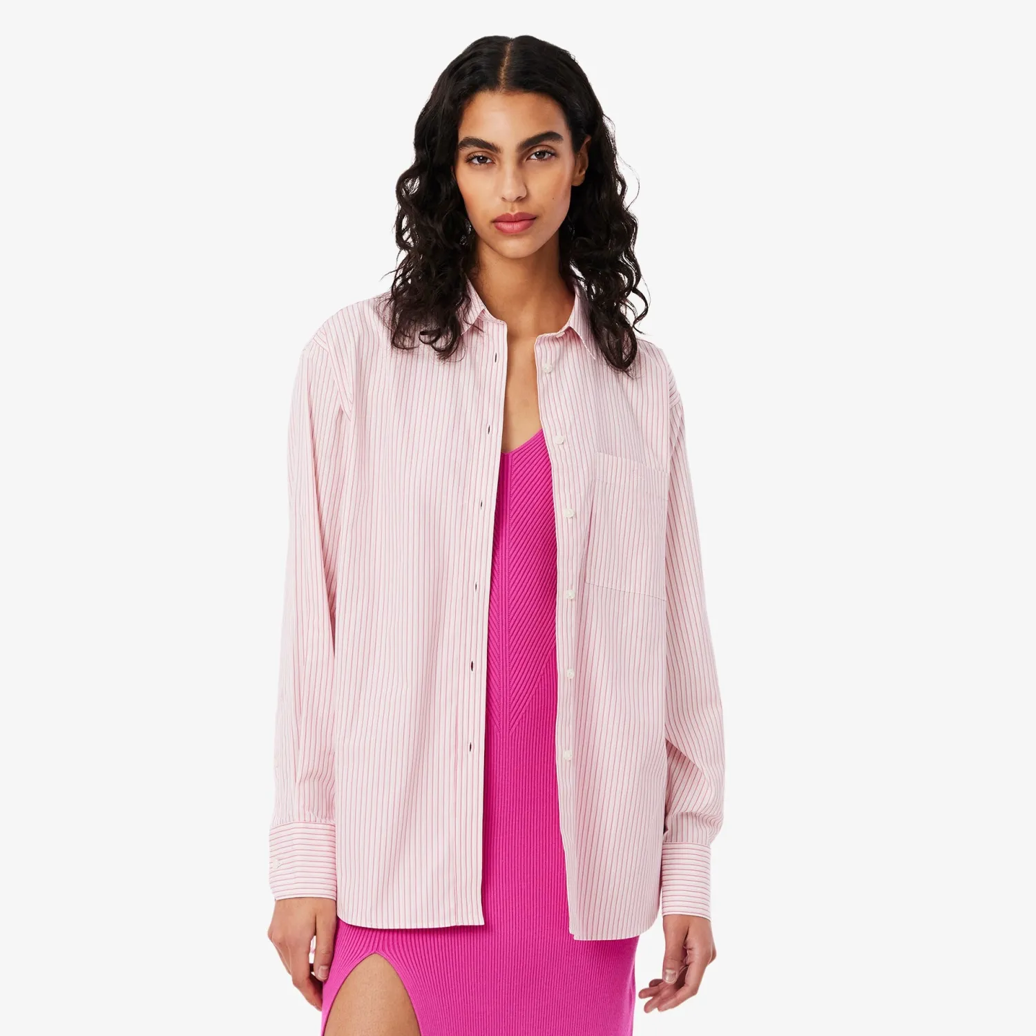 Clearance Camicia Oversize in Popeline di Cotone / Donna Camicie