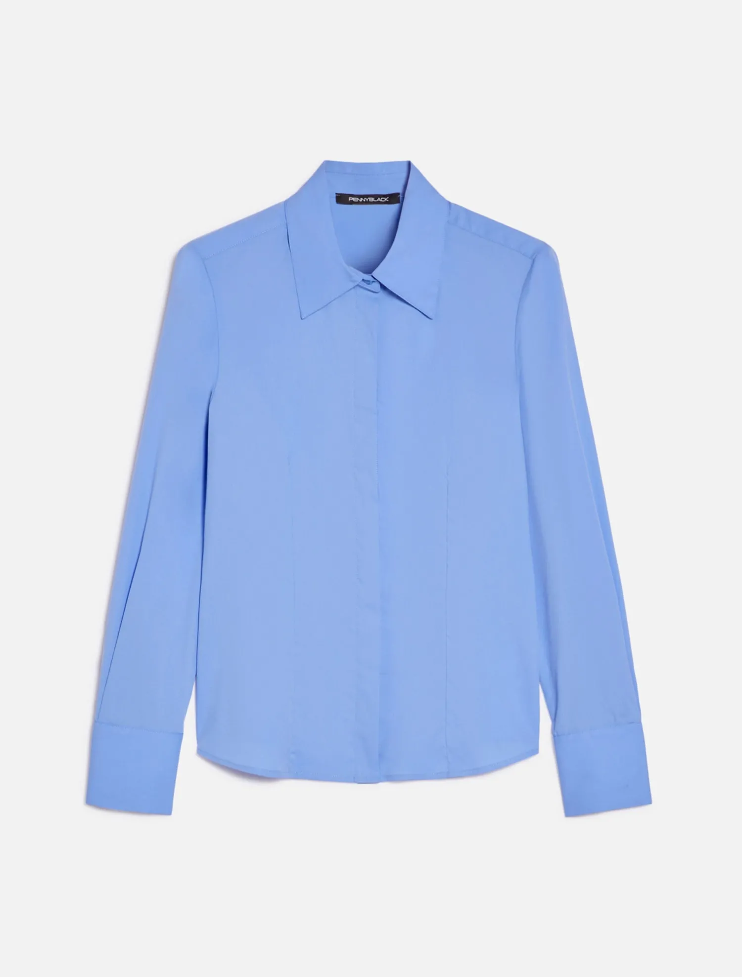 Sale Camicia Slim in Popeline / Donna Camicie