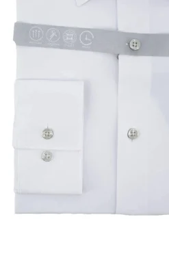 Best Camicia Stretch Slim Fit in Tessuto Tecnico / Uomo Camicie