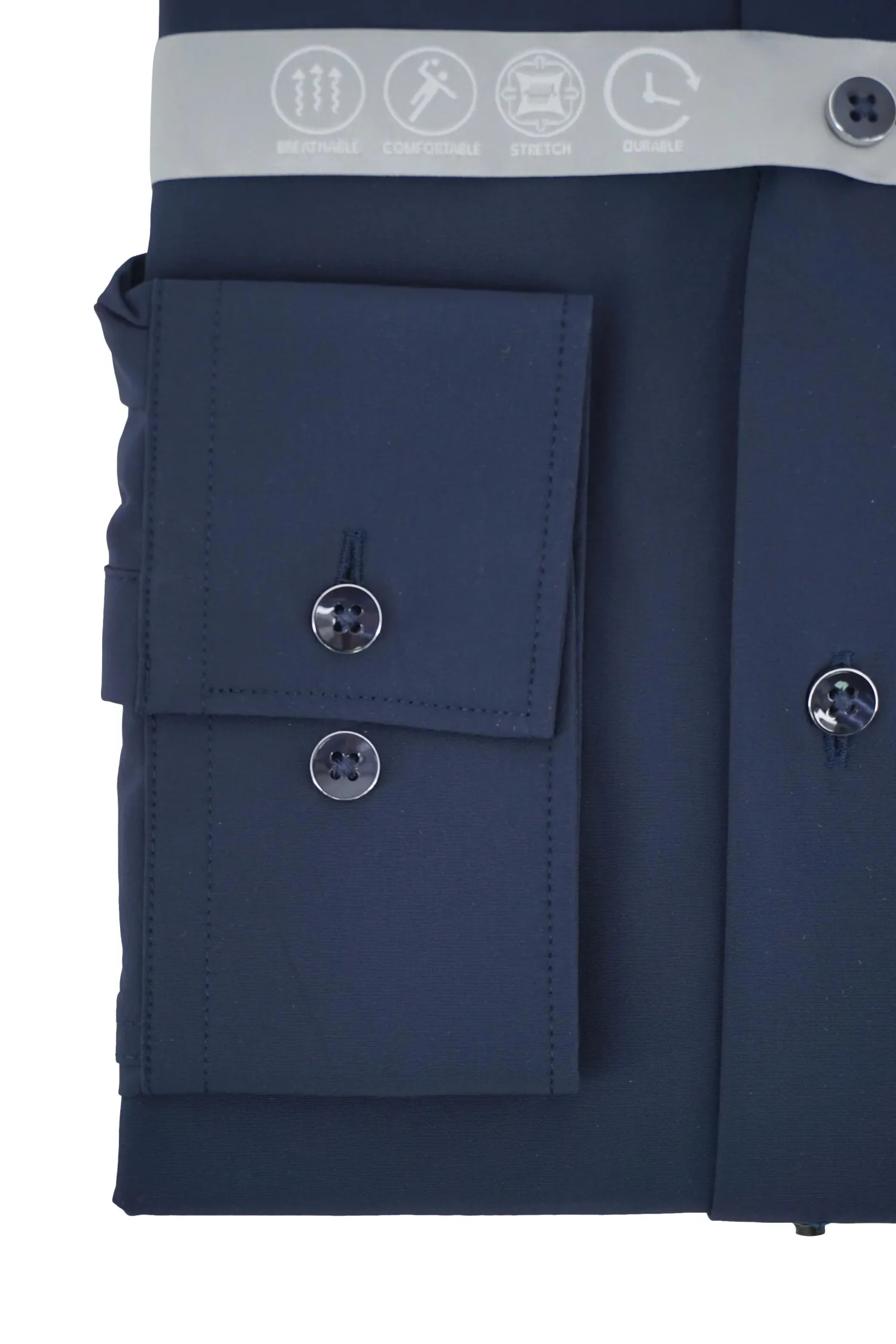 Discount Camicia Stretch Slim Fit in Tessuto Tecnico / Uomo Camicie