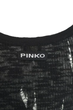 New Canotta Leggera a Costine con Strappi / Donna Top