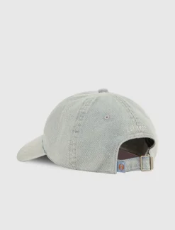 Hot Cappellino in Denim con Logo / Uomo Cappelli