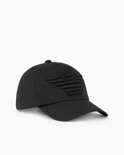 New Cappello con Maxi Aquila Ricamata / Uomo Cappelli