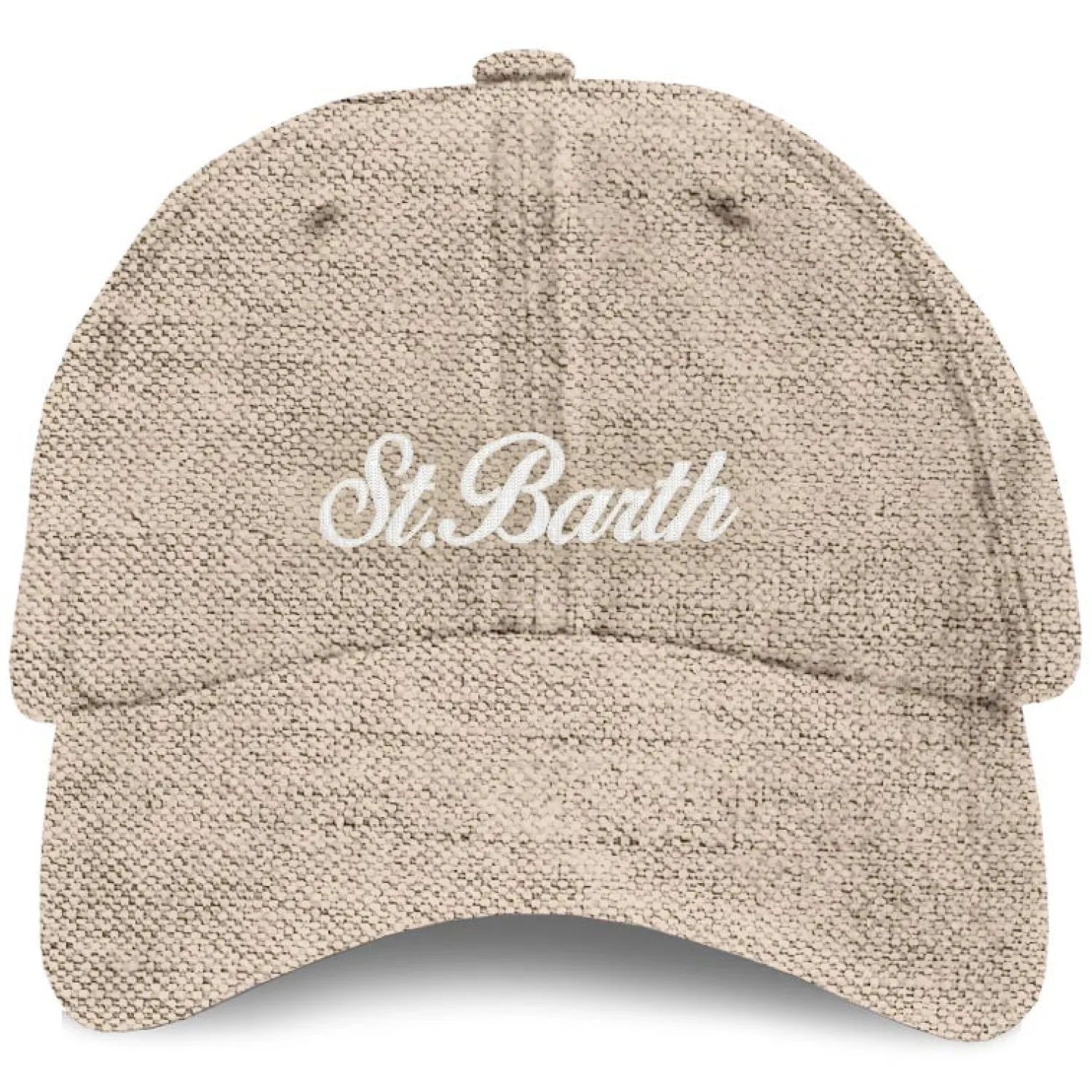 New Cappello in Misto Lino con Logo / Uomo Cappelli
