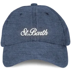 Hot Cappello in Misto Lino con Logo / Uomo Cappelli