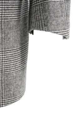 Hot Cappotto con Fantasia a Quadri / Uomo Cappotti