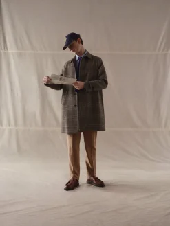 Cappotto con Fantasia Check / Uomo Cappotti