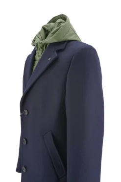Online Cappotto con Pettorina / Uomo Cappotti