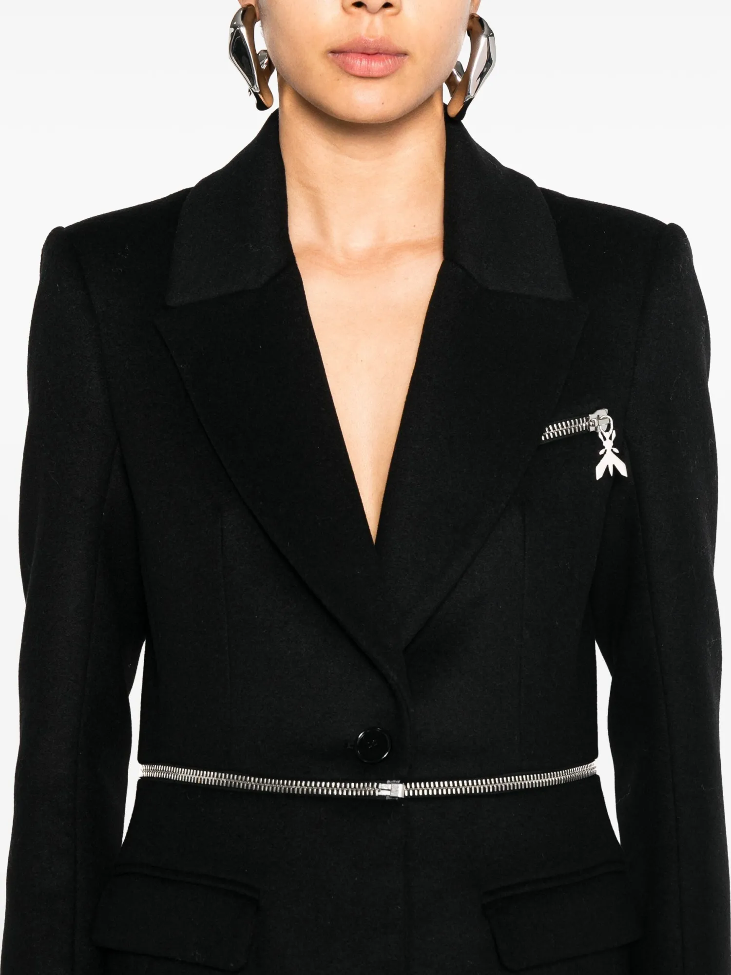 Hot Cappotto con Zip in Vita / Donna Cappotti