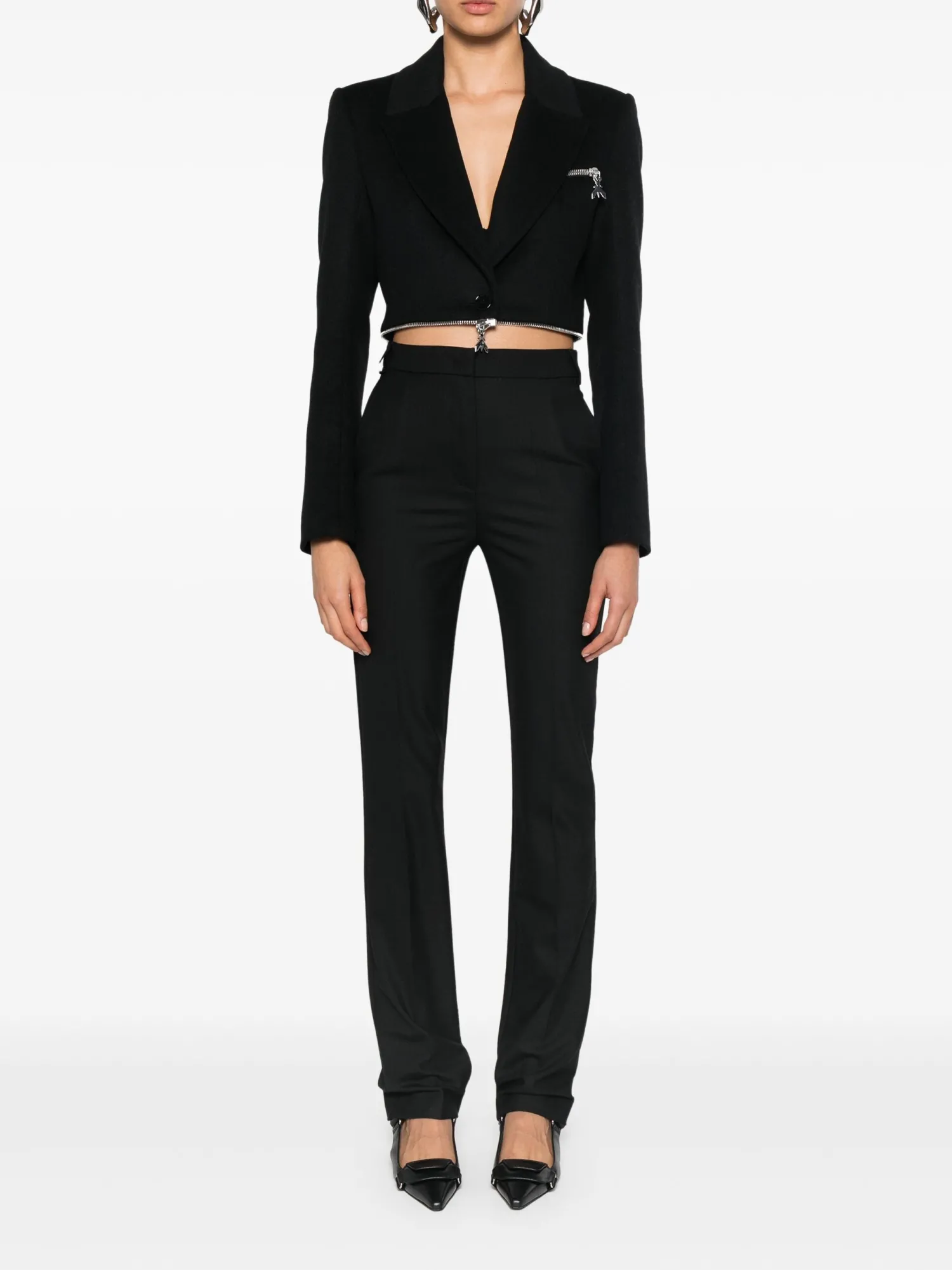 Hot Cappotto con Zip in Vita / Donna Cappotti