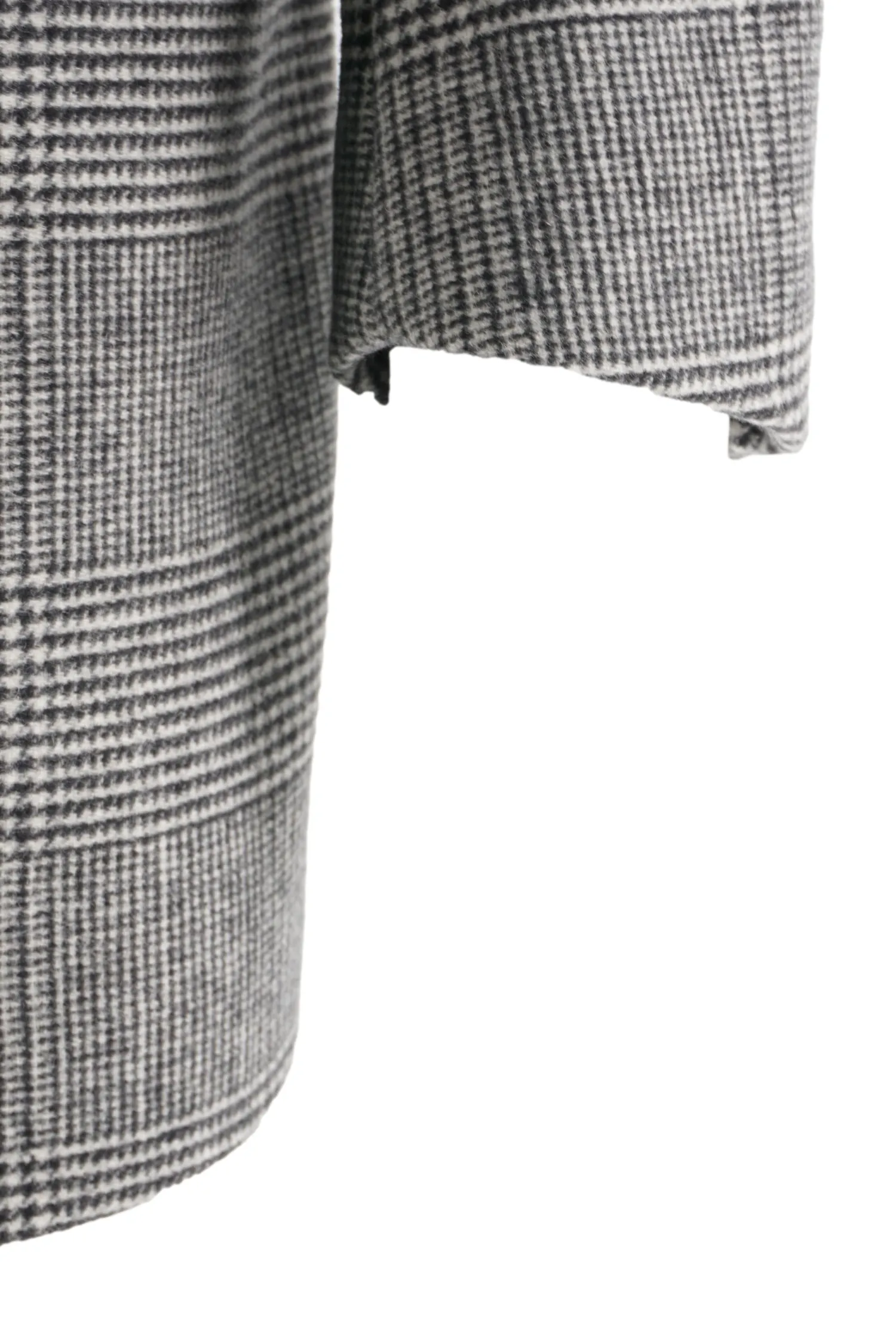 Sale Cappotto in Lana con Fantasia / Uomo Cappotti