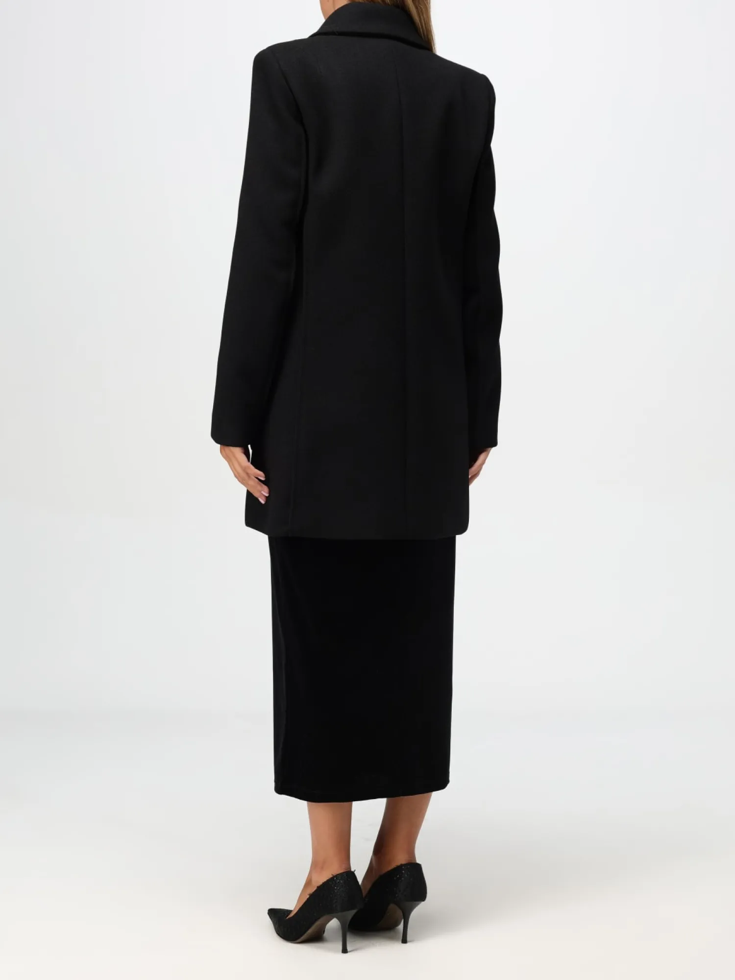 New Cappotto in Lana con Tasconi / Donna Cappotti