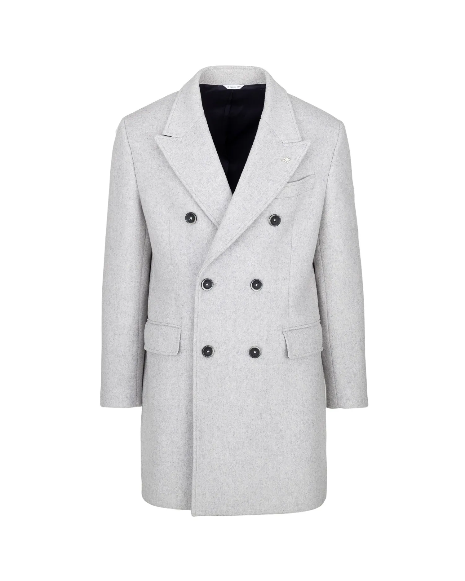 Outlet Cappotto Monopetto in Misto Lana / Uomo Cappotti