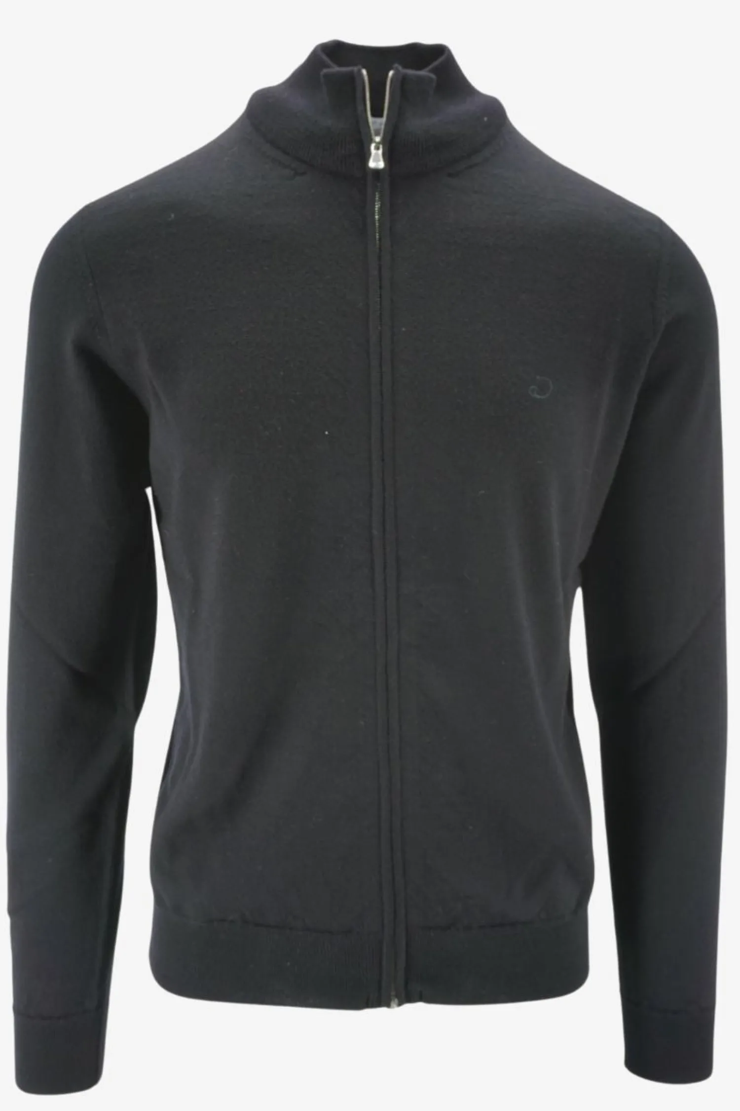 Online Cardigan con Chiusura Full Zip in Lana Merino Extrafine / Uomo Maglieria