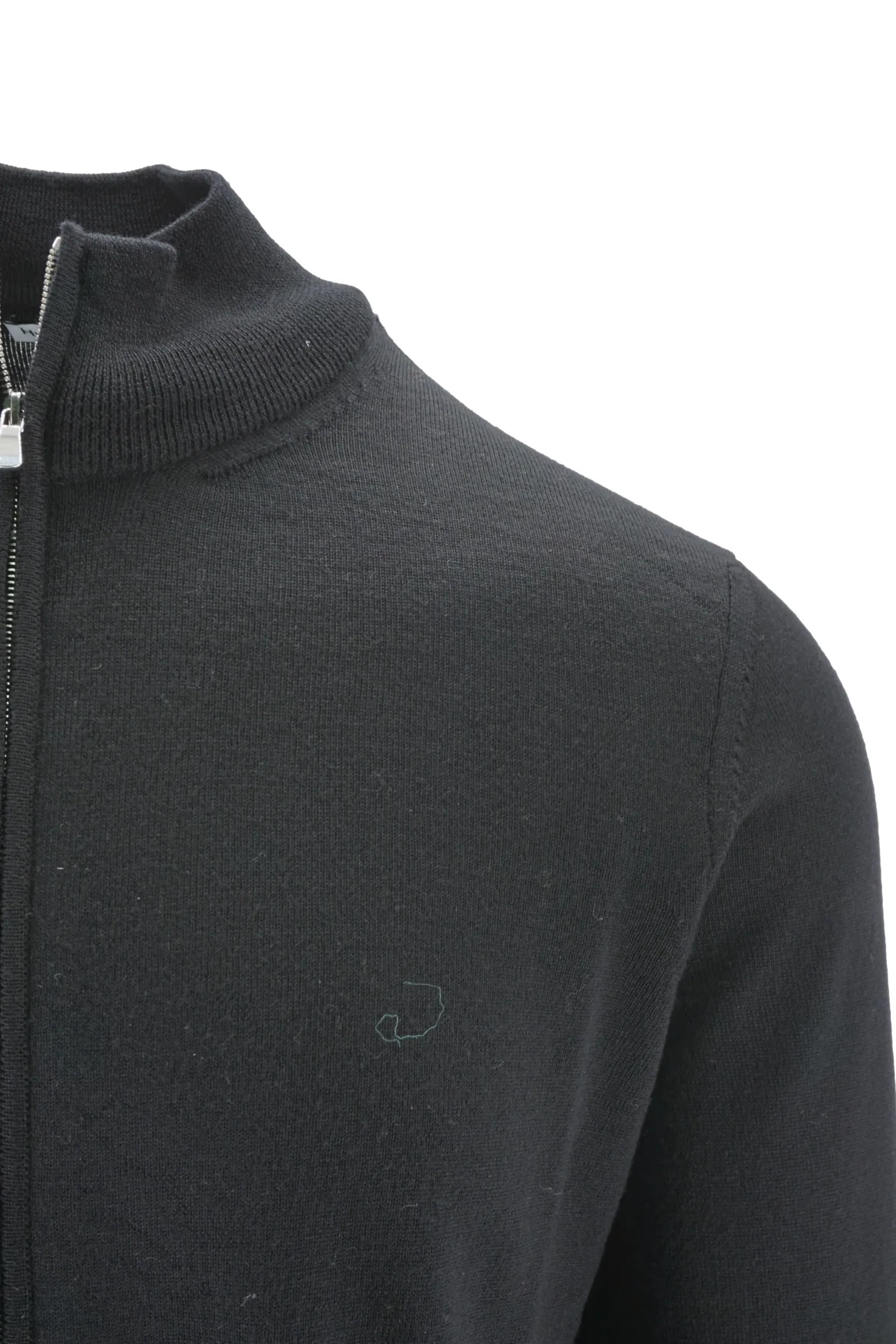 Online Cardigan con Chiusura Full Zip in Lana Merino Extrafine / Uomo Maglieria