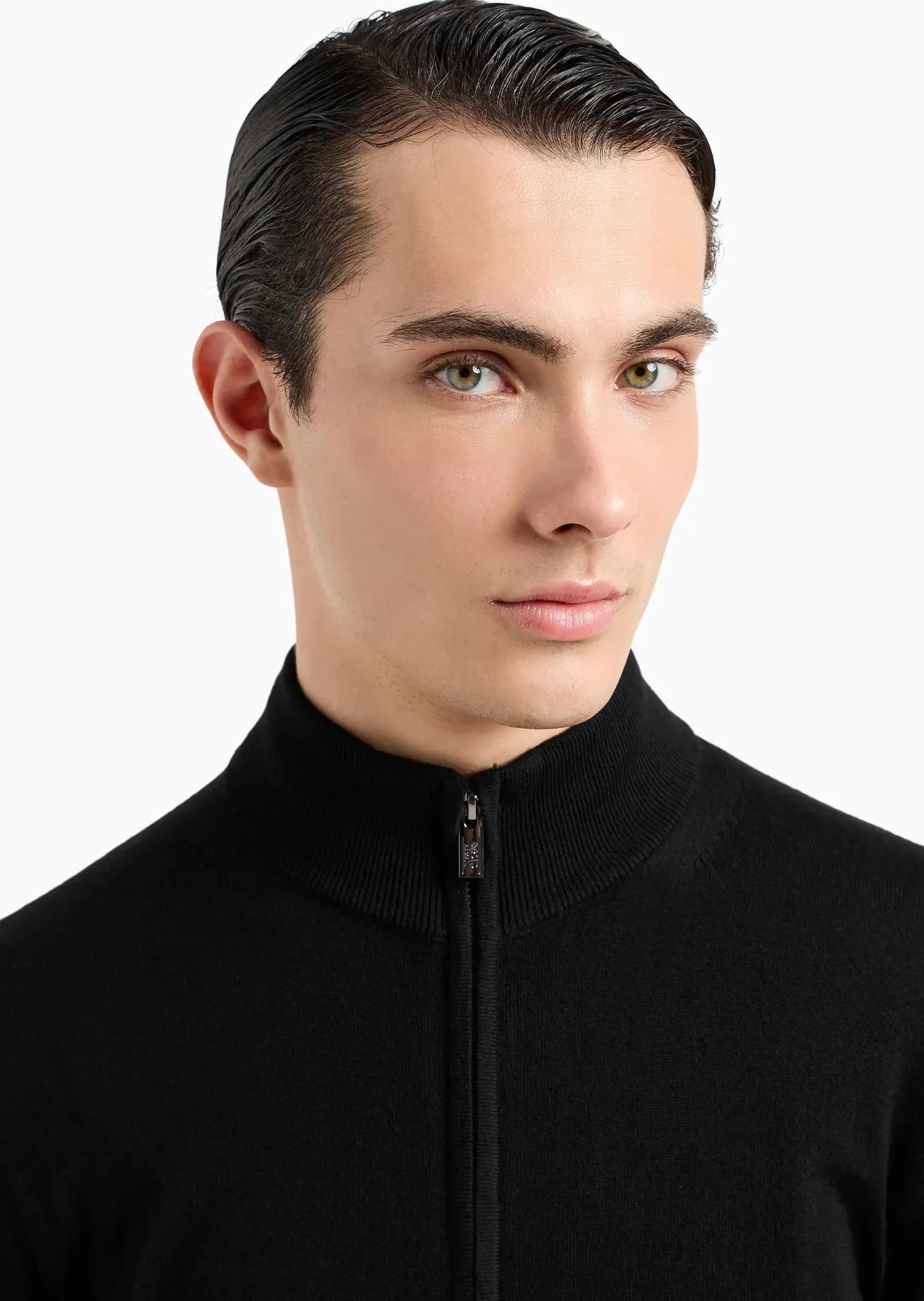 Outlet Cardigan Full Zip in Lana Vergine / Uomo Maglieria