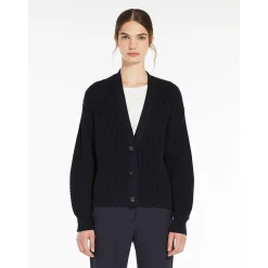 Clearance Cardigan in Cotone a Coste / Donna Maglieria