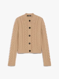 Sale Cardigan in Lana a Trecce / Donna Maglieria
