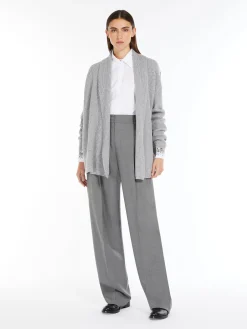 New Cardigan in Lana e Cachemire / Donna Maglieria