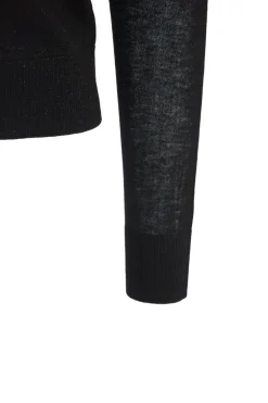 Hot Cardigan in Lurex / Nero Donna Maglieria