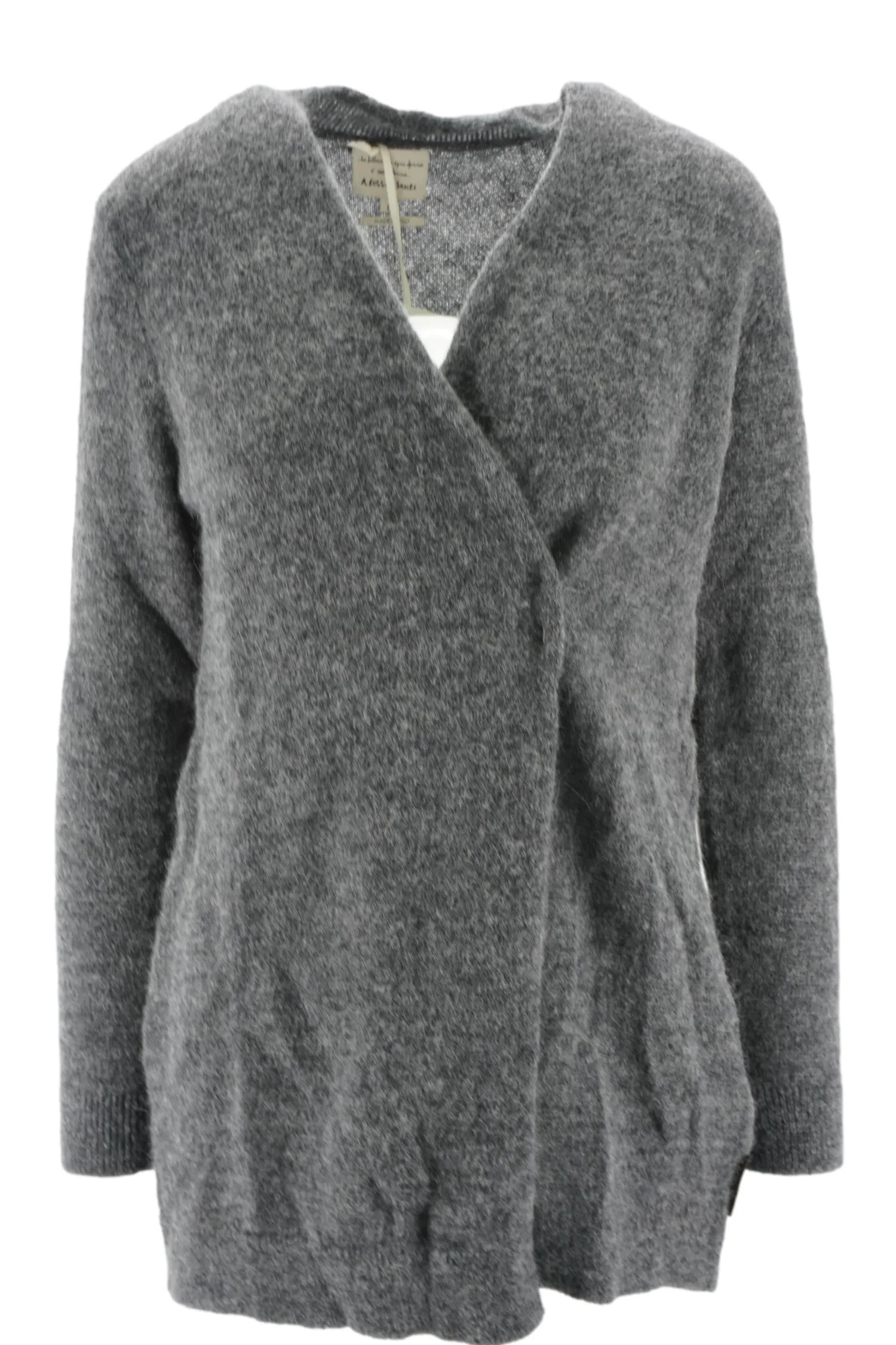 Hot Cardigan in Misto Alpaca / Donna Maglieria