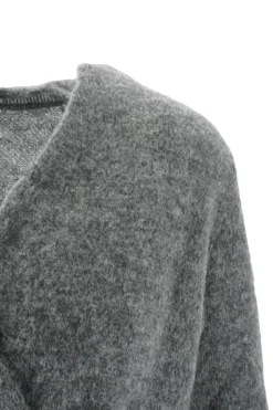 Hot Cardigan in Misto Alpaca / Donna Maglieria