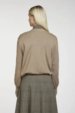 Hot Cardigan in Seta Cashmere / Donna Maglieria