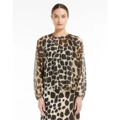 Clearance Casacca in Mussola di Cotone / Donna Bluse