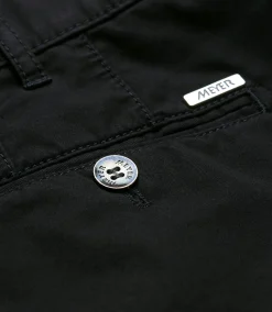 New Chino di Cotone / Nero Uomo Pantaloni
