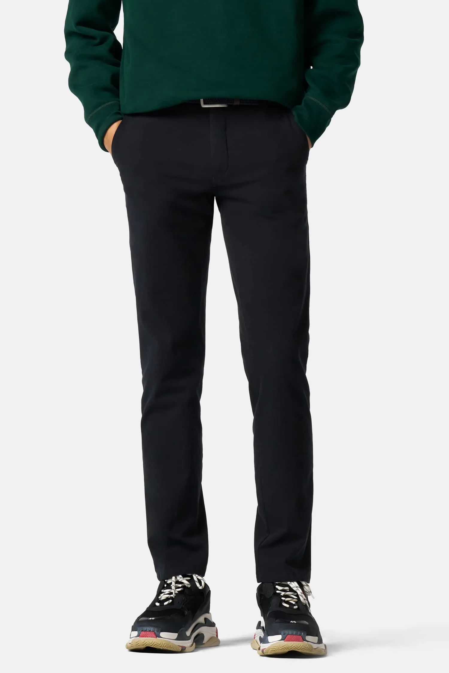 Hot Chino Regular Fit in Cotone / Uomo Pantaloni