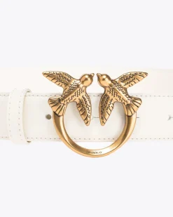 Cintura Love Birds in Pelle 3 cm / Donna Cinture
