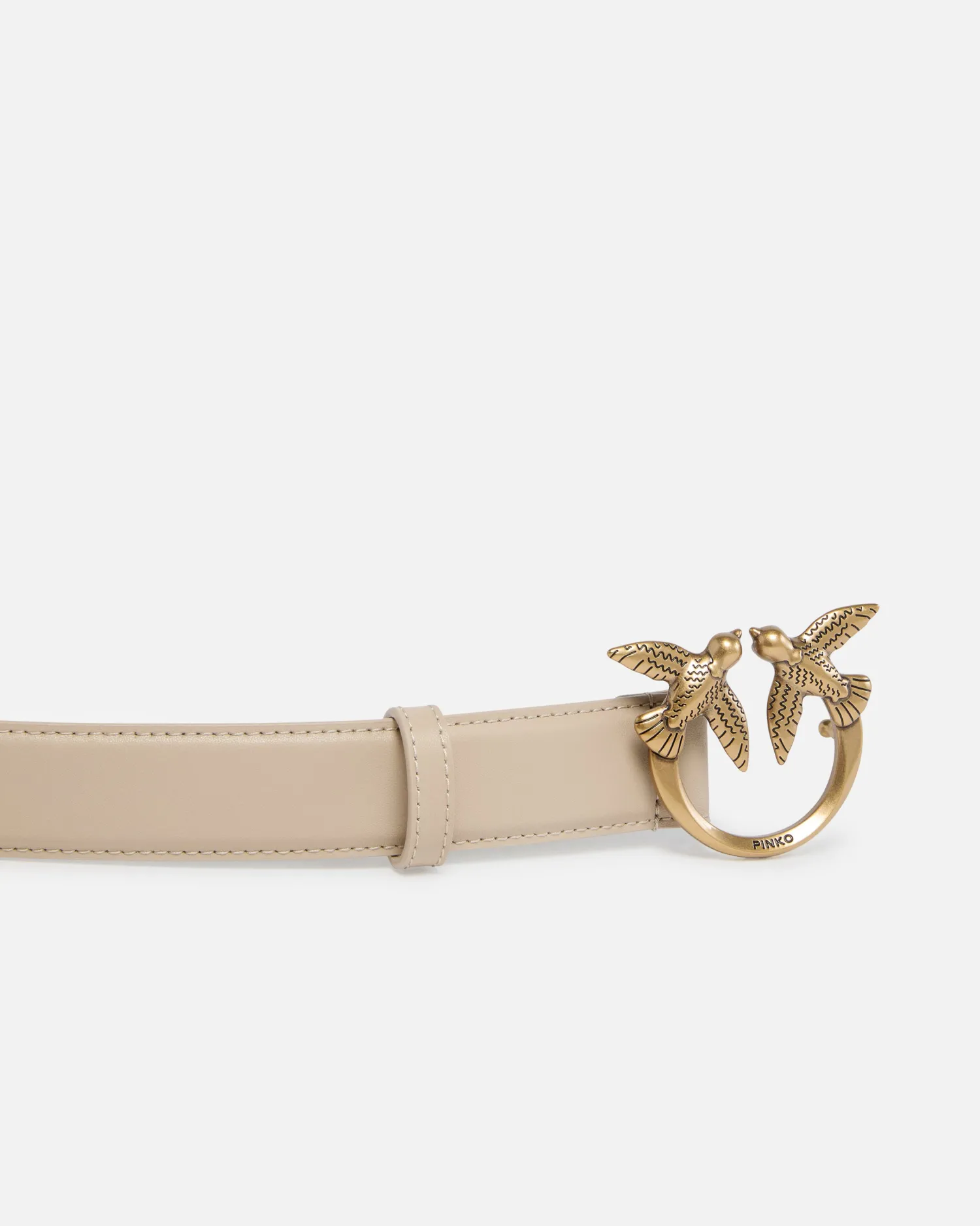 New Cintura Love Birds in Pelle 3 cm / Donna Cinture