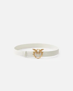 Clearance Cintura Love Birds in Pelle 3 cm / Donna Cinture