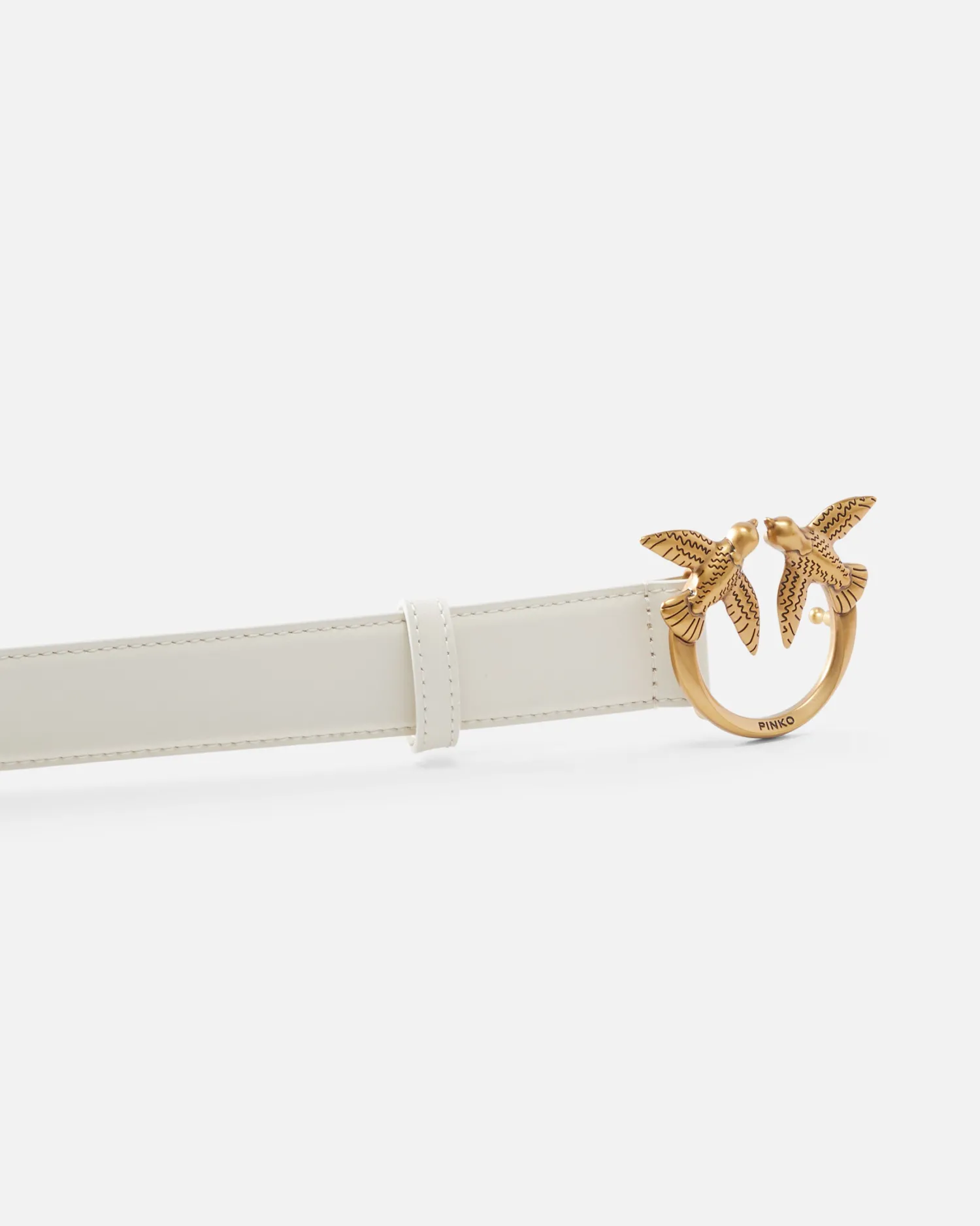 Clearance Cintura Love Birds in Pelle 3 cm / Donna Cinture